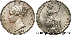 REGNO UNITO 1/2 Penny Victoria “tête jeune” 1856 