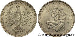 ALLEMAGNE 10 Mark XXe J.O. Munich : basket-ball et canoeing / aigle 1972 Munich