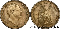 ROYAUME-UNI 1 Penny Guillaume IV / Britannia 1837 