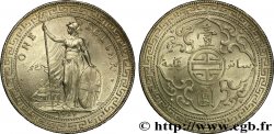 UNITED KINGDOM 1 Dollar Britannia debout avec voilier 1929 Bombay AU 