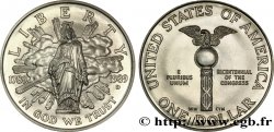 ÉTATS-UNIS D&nbsp;AMÉRIQUE 1 Dollar bicentennaire du Congrès 1989 Denver