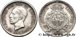 SPANIEN 50 Centimos Alphonse XIII  1926 Madrid VZ 