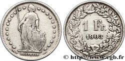 SUISSE 1 Franc Helvetia 1903 Berne - B TB 