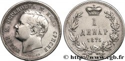 SERBIA 1 Dinar Milan IV Obrenovic 1875 Paris