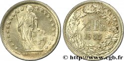 SUISSE 1/2 Franc Helvetia 1965 Berne SPL 