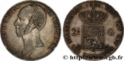 NETHERLANDS 2 1/2 Gulden Guillaume II 1845 Utrecht