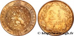 NETHERLANDS 2 1/2 Cents lion couronné 1881 Utrecht
