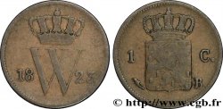 NIEDERLANDE 1 Cent emblème monogramme de Guillaume Ier 1823 Bruxelles
