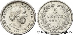 PAYS-BAS 5 Cents Guillaume III 1887 Utrecht