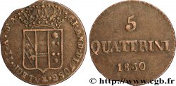 ITALY - TUSCANY 5 Quattrini Grand Duché de Toscane 1830 Florence XF 