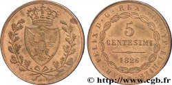 ITALIE - ROYAUME DE SARDAIGNE 5 Centesimi 1826 Bologne SUP62 