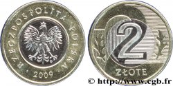 POLOGNE 2 Zlote aigle 2009  SPL 