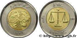 ETIOPIA 1 Birr lion / balance EE2002 2010 
