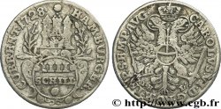 ALLEMAGNE - VILLE LIBRE DE HAMBOURG 4 Schilling armes de la ville 1728 Hambourg TB 