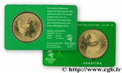 AUSTRALIE 5 Dollars Jeux Olympiques de Sydney : tir 2000  FDC 