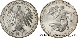 ALLEMAGNE 10 Mark BE (Proof) XXe J.O. Munich : basket-ball et canoeing / aigle 1972 Karlsruhe - G