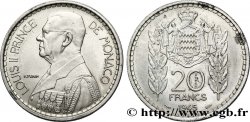 MONACO Essai de 20 Francs Louis II 1945 Paris