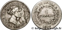 ITALY - LUCCA AND PIOMBINO 1 Franco Félix et Elise Bacciochi 1806 Florence XF 