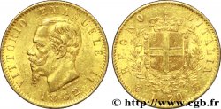ITALY 20 Lire Victor Emmanuel II 1862 Turin