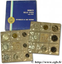 SAINT-MARIN Série FDC 8 Monnaies 1972 Rome