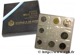 SAINT-MARIN Série FDC 8 Monnaies 1973 Rome