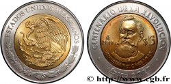 MEXIKO 5 Pesos Centenaire de la Révolution : aigle / Venustiano Carranza 2010 Mexico