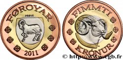 ÎLES FEROE Épreuve 50 Kronur bélier 2011  FDC 
