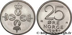 NORWAY 25 Ore armes 1980 Konsberg MS 