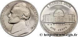 ÉTATS-UNIS D&nbsp;AMÉRIQUE 5 Cents Proof président Thomas Jefferson / Monticello 1977 San Francisco - S SPL 