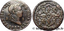 ESPAGNE 2 Maravedis Ferdinand VII 1828 Ségovie