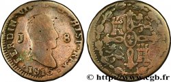 SPAIN 8 Maravedis Ferdinand VII 1815 Jubia VG 