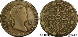ESPAÑA 8 Maravedis Ferdinand VII 1832 Ségovie