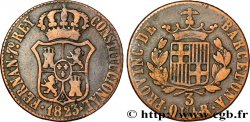 SPAIN - BARCELONA 3 Quartos province de Barcelone 1823 