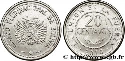BOLIVIE 20 Centavos emblème 2010 