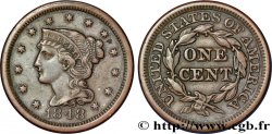 UNITED STATES OF AMERICA 1 Cent Liberté “Braided Hair” 1848 Philadelphie