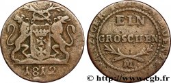 DANTZIG - VILLE LIBRE DE DANTZIG 1 Groschen 1812 Dantzig TB 