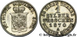 DEUTSCHLAND - SCHWARZBURG-SONDERSHAUSEN 1/2 Silbergroschen armes de Schwarzbourg couronnée 1870 Berlin