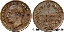 ITALIE 1 Centesimo Victor Emmanuel III 1908 Rome - R