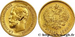 RUSSLAND 5 Roubles Tsar Nicolas II / aigle impérial 1898 Saint-Petersbourg