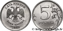 RUSSIA 5 Roubles aigle 2009  MS 