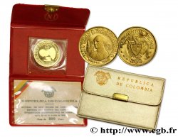 COLOMBIE 300 Pesos or Congrès Eucharistique International 1968 Bogota SPL 