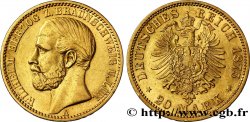 DEUTSCHLAND - BRAUNSCHWEIG 20 Mark or Guillaume Duc de Brunswick / aigle impérial 1875 Berlin VZ 