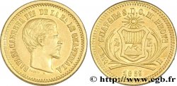 GUATEMALA 2 Pesos Rafael Carrera 1859 Guatemala city SUP 