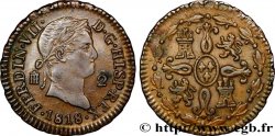 ESPAGNE 2 Maravedis Ferdinand VII 1818 Ségovie
