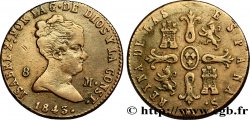 ESPAGNE 8 Maravedis Isabelle II 1843 Ségovie