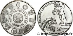 PORTOGALLO 1000 Escudos Cheval Lusitanien 2000 