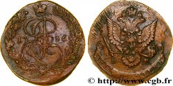 RUSSIE 5 Kopecks en bronze 1786 Ekaterinbourg