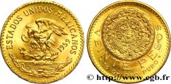 MEXICO 20 Pesos or Aigle du Mexique / la “Pierre du Soleil” (calendrier aztèque) 1959 Mexico