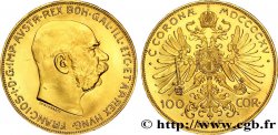 AUTRICHE 100 Corona or François Joseph 1915 Vienne  SPL 