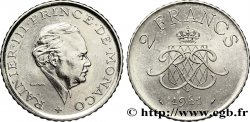 MONACO 2 Francs Rainier III / écu et monogramme couronnés 1981 Paris SUP 
